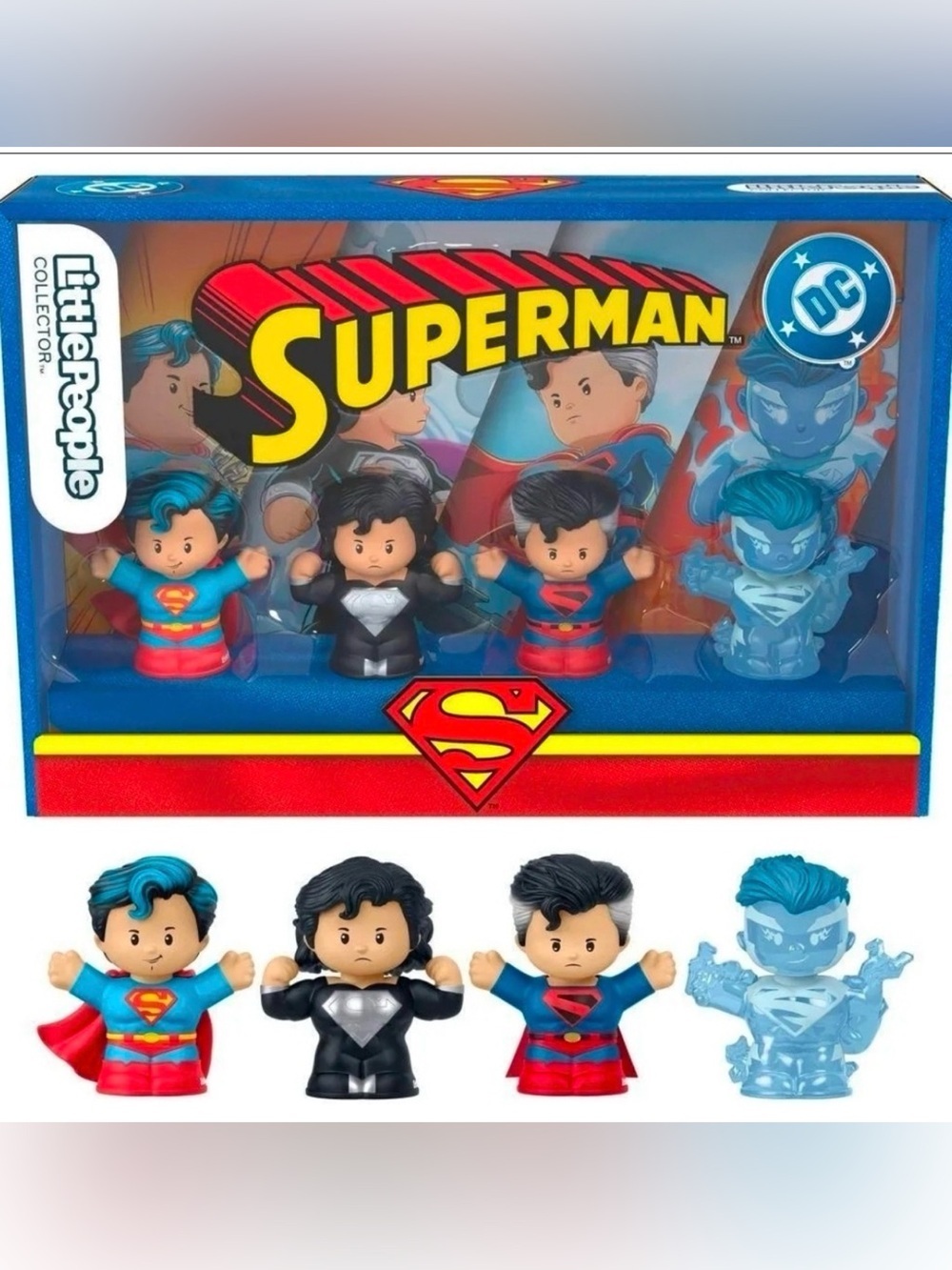 NIB! Little People Superman Figure 4-Pack